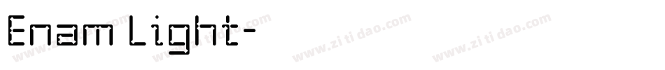 Enam Light字体转换